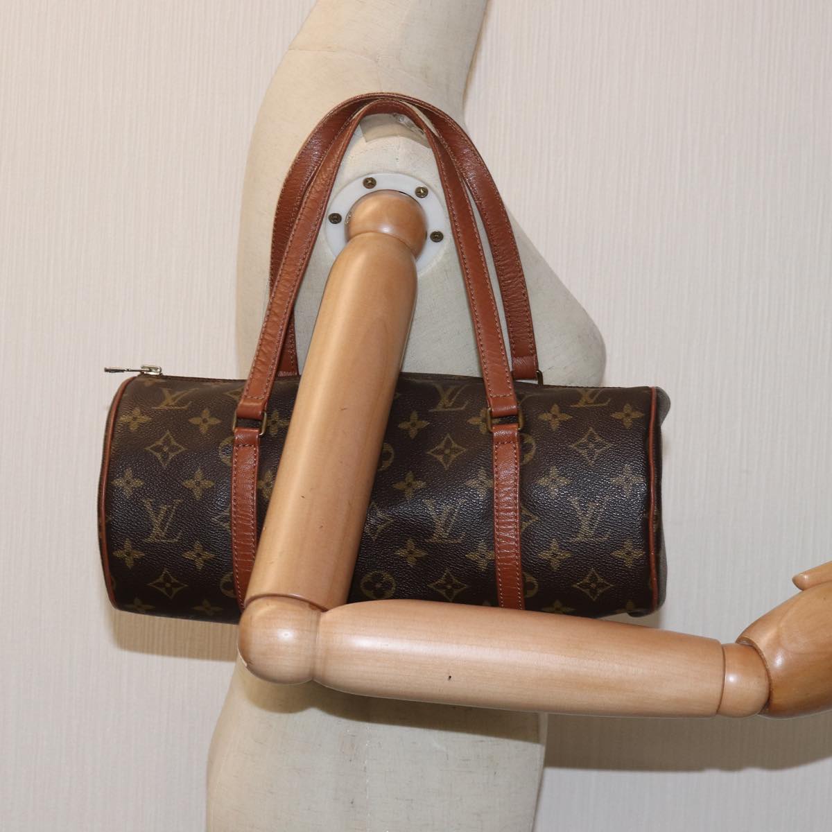 LOUIS VUITTON Monogram Papillon 30 Hand Bag M51385 LV 74913