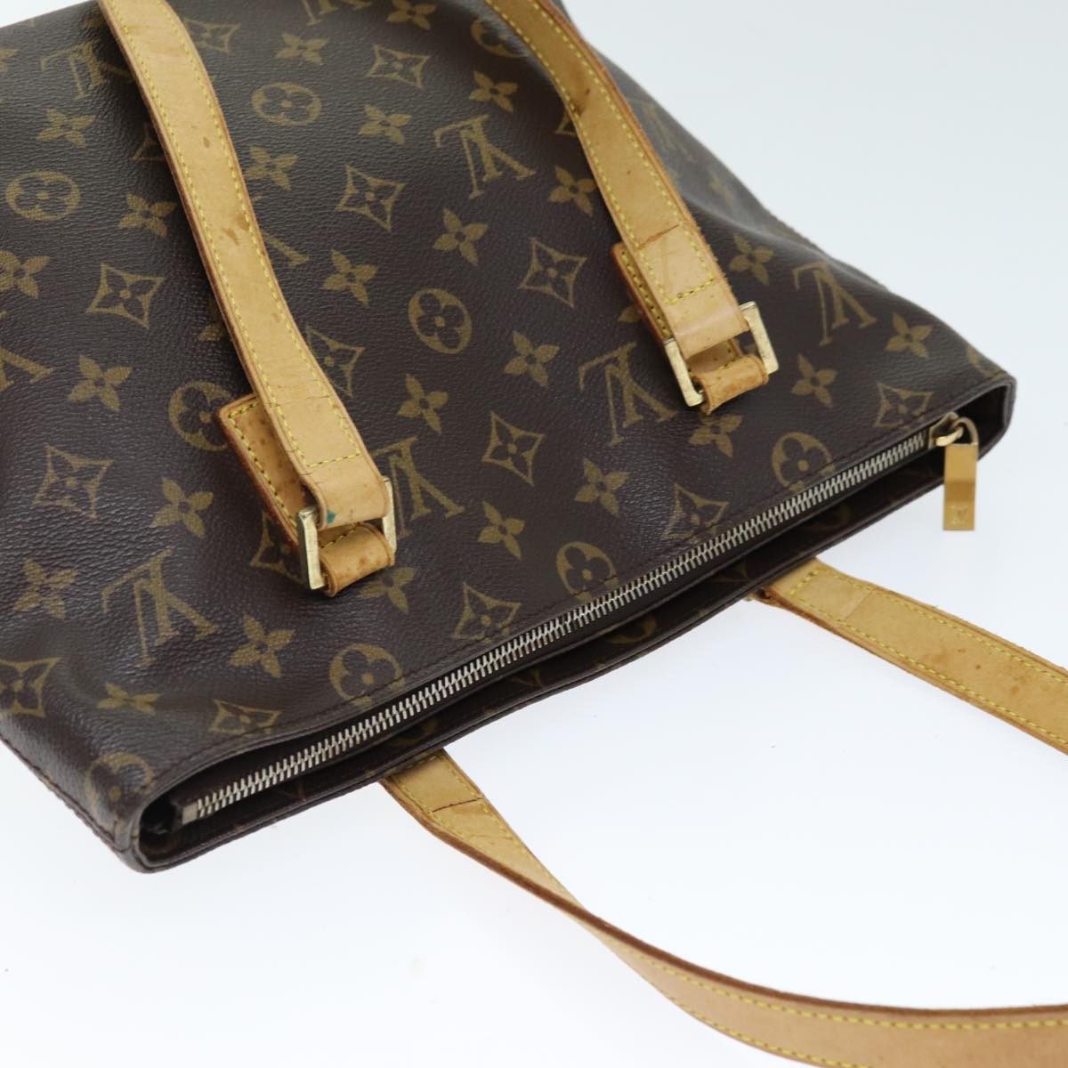 LOUIS VUITTON Monogram Cabas Piano Tote Bag M51148 LV 74914