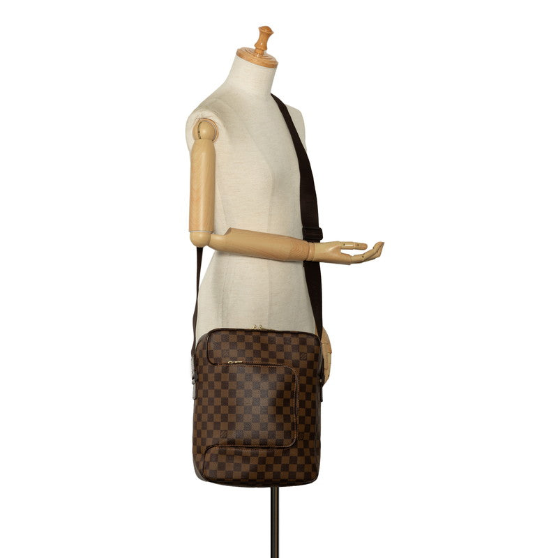Louis Vuitton Damier Olaf MM N41441 Brown PVC Leather  Louis Vuitton
