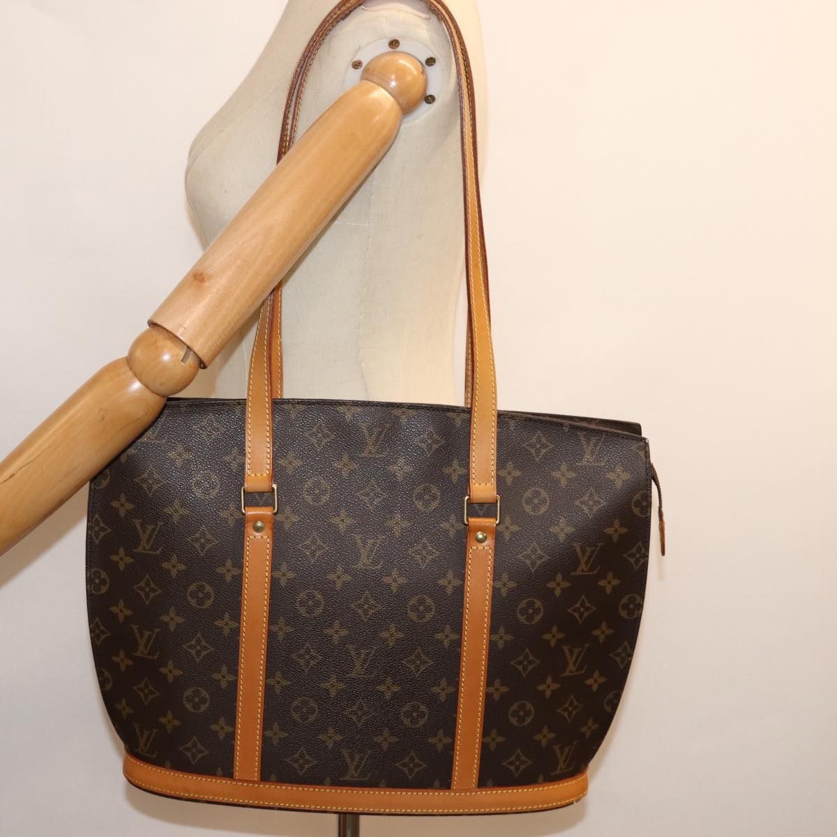 LOUIS VUITTON Monogram Babylone Tote Bag M51102 LV 74927
