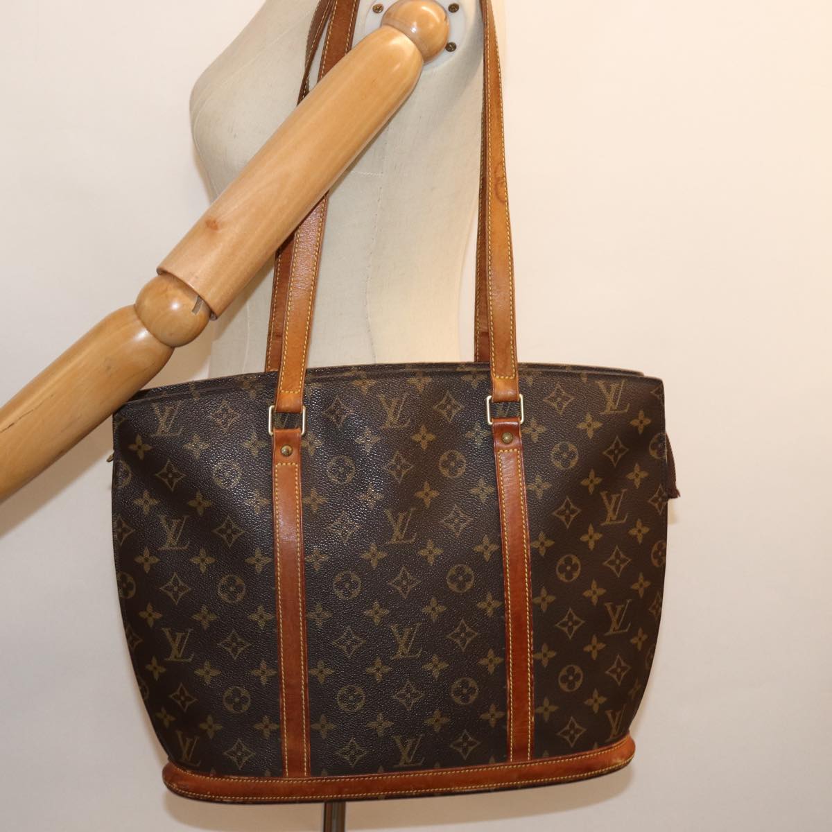 LOUIS VUITTON Monogram Babylone Tote Bag M51102 LV 74928