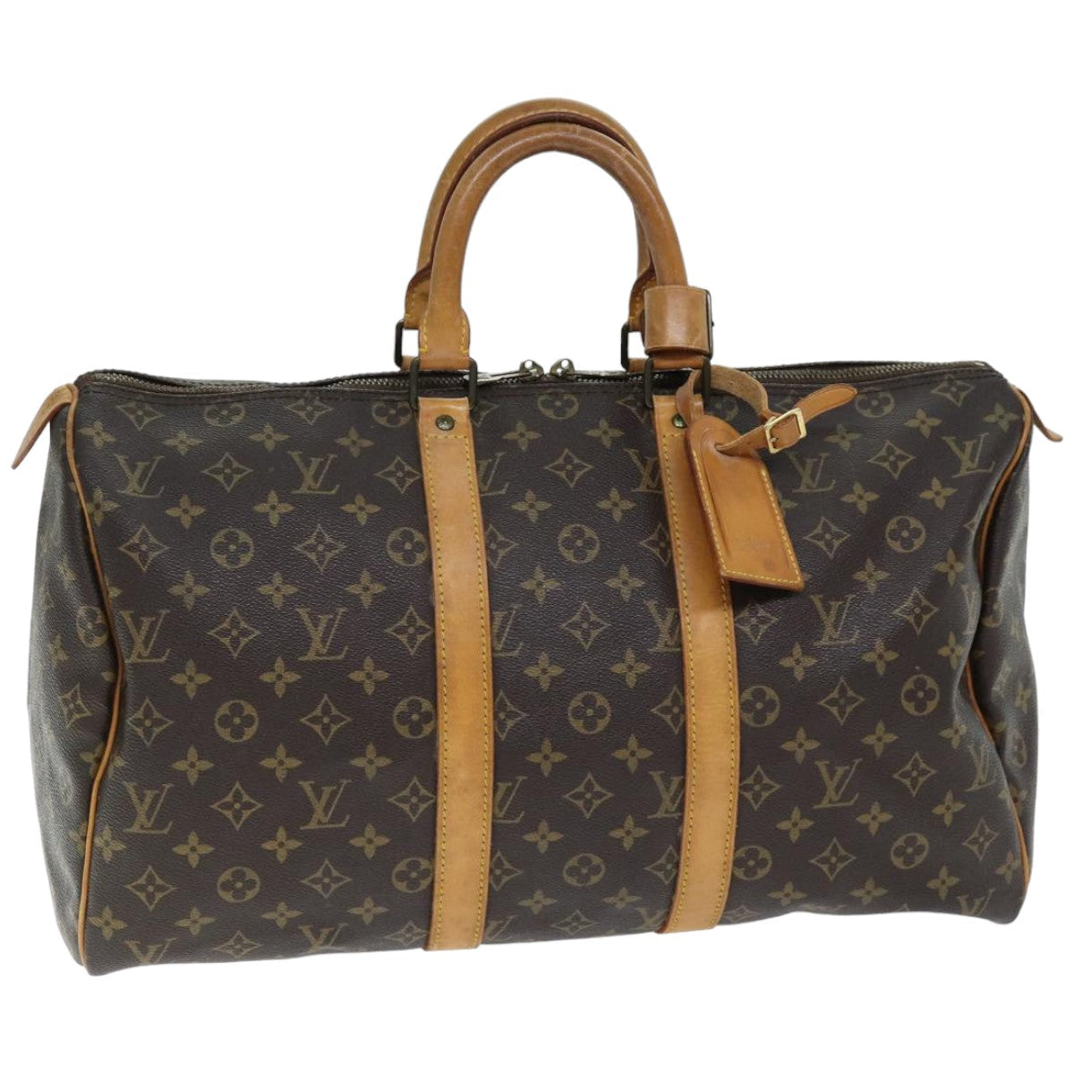 LOUIS VUITTON Monogram Keepall 45 Boston Bag M41428 LV 74933