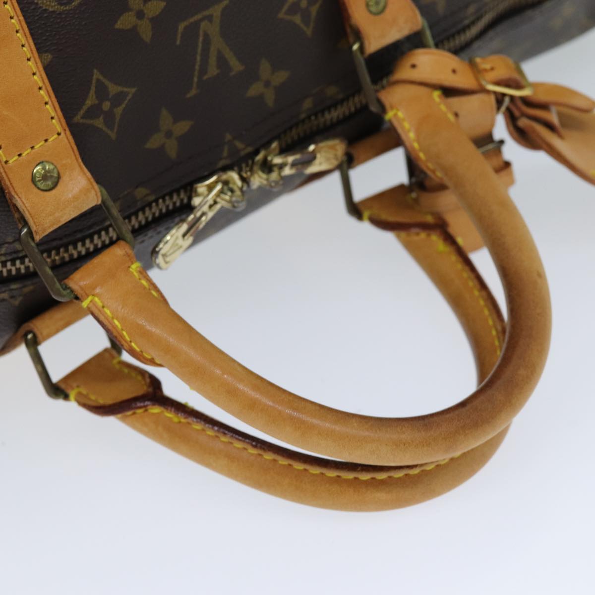 LOUIS VUITTON Monogram Keepall 55 Boston Bag M41424 LV 74939