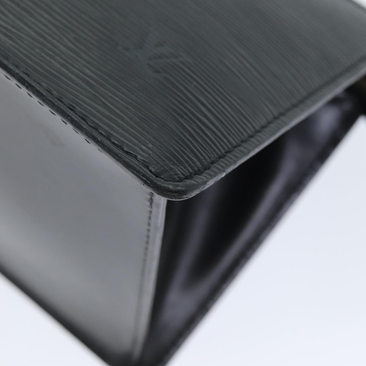 LOUIS VUITTON Epi Sac Triangle Hand Bag Black M52092 LV 74953