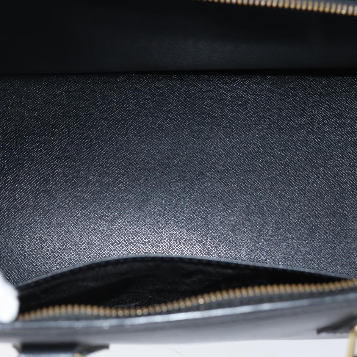 LOUIS VUITTON Epi Sac Triangle Hand Bag Black M52092 LV 74953