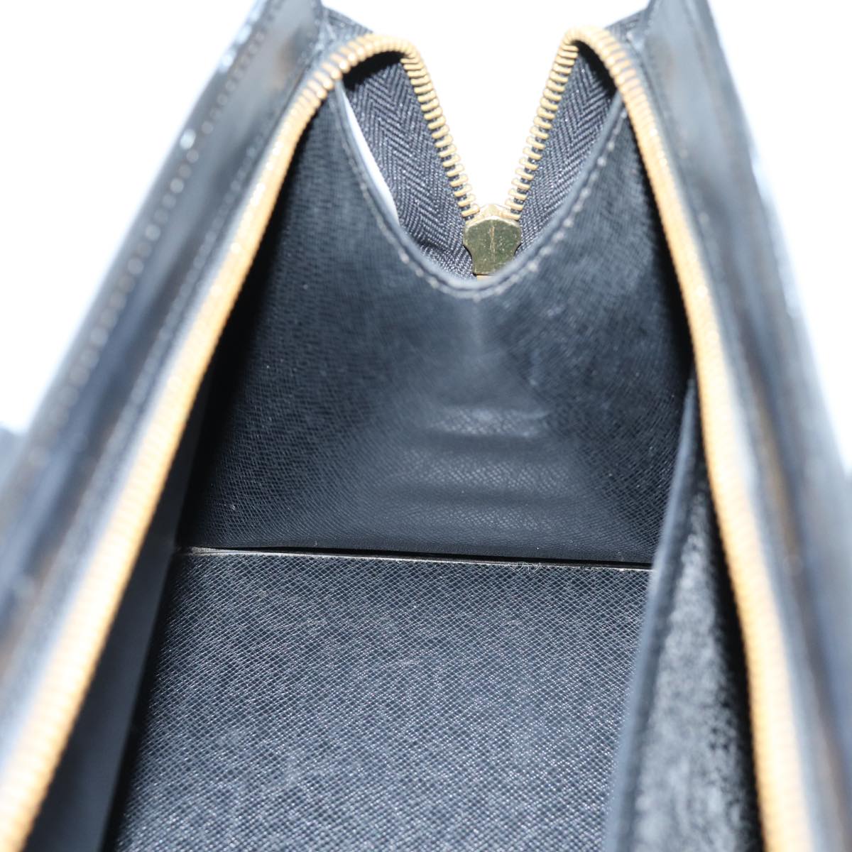 LOUIS VUITTON Epi Sac Triangle Hand Bag Black M52092 LV 74953