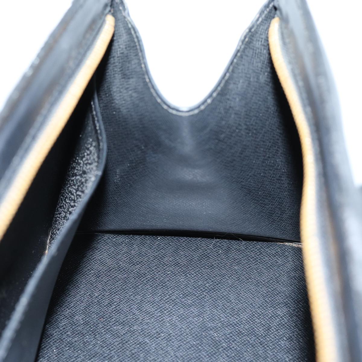 LOUIS VUITTON Epi Sac Triangle Hand Bag Black M52092 LV 74953