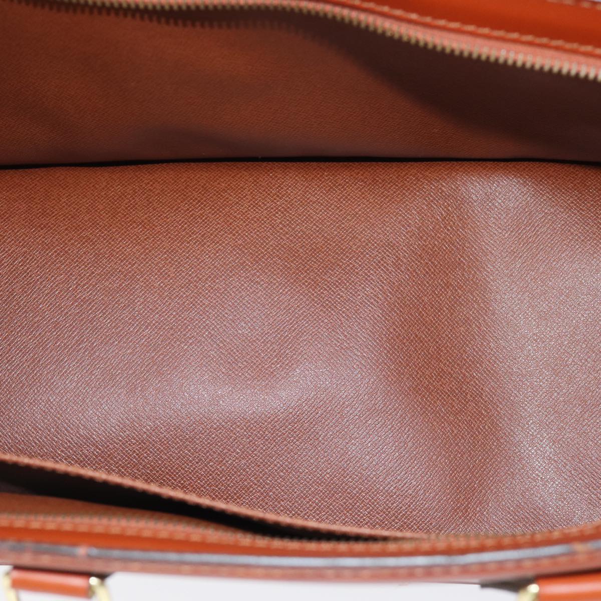LOUIS VUITTON Epi Sac Triangle Hand Bag Brown M52093 LV 74955