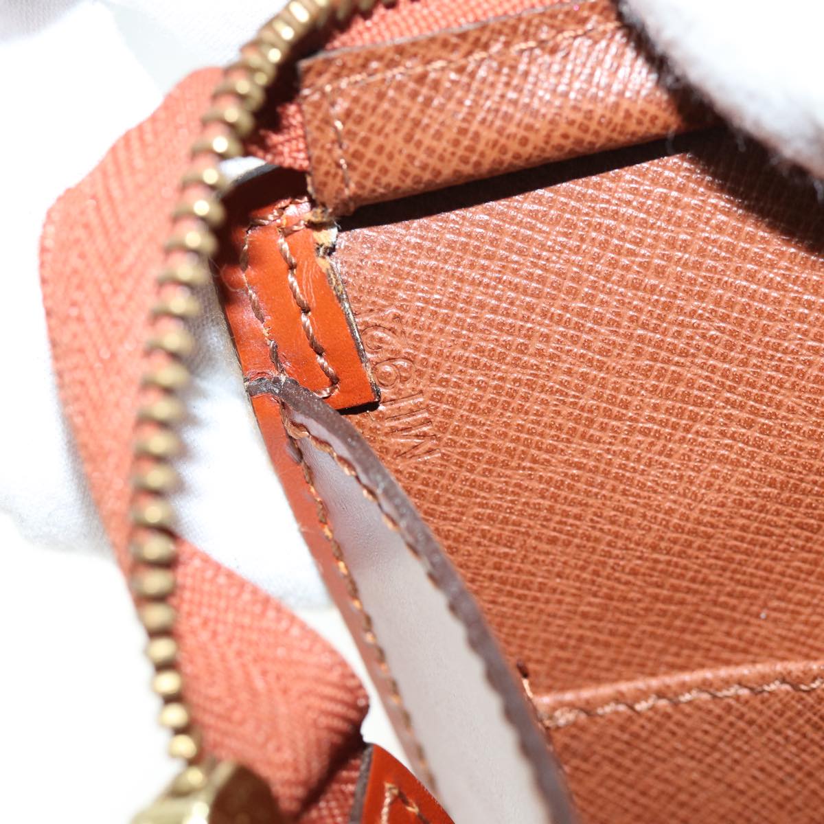 LOUIS VUITTON Epi Sac Triangle Hand Bag Brown M52093 LV 74955