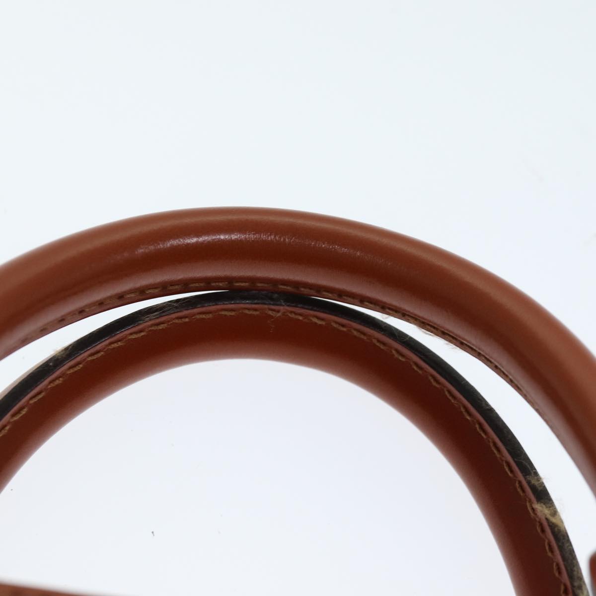 LOUIS VUITTON Epi Sac Triangle Hand Bag Brown M52093 LV 74955