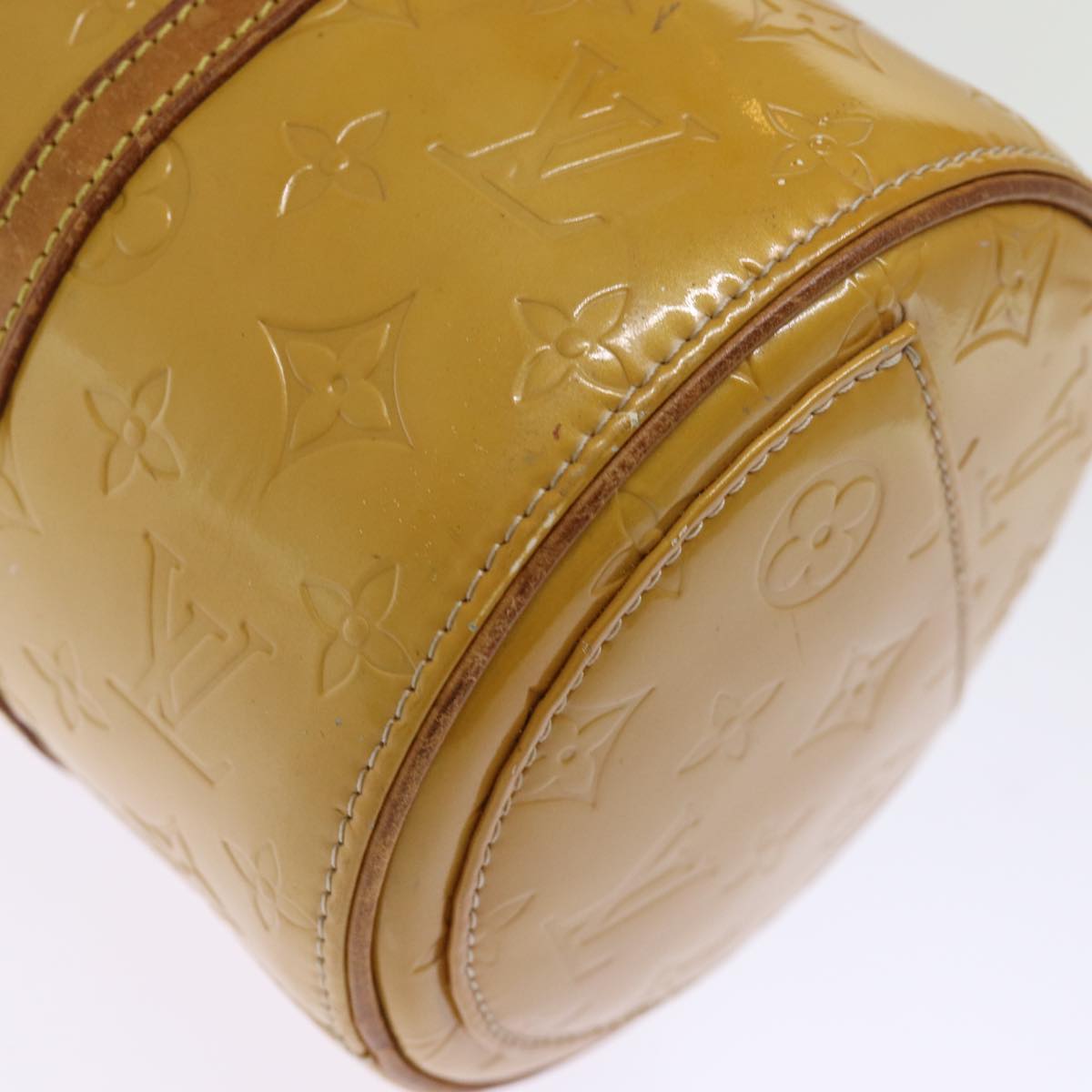 LOUIS VUITTON Monogram Vernis Bedford Hand Bag Beige M91006 LV 74956