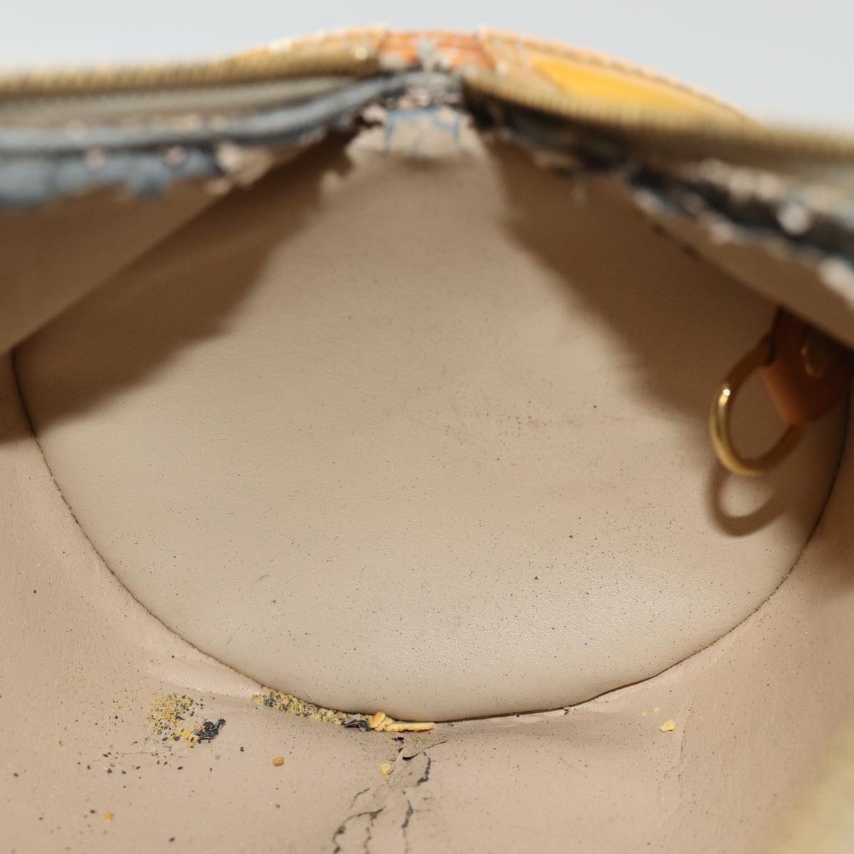 LOUIS VUITTON Monogram Vernis Bedford Hand Bag Beige M91006 LV 74956