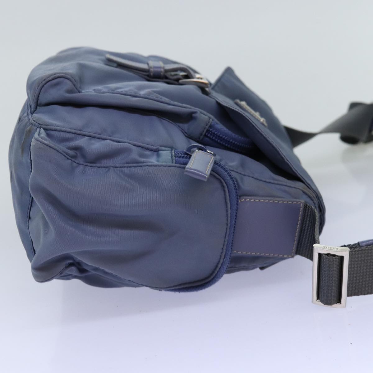 Luxury PradaShoulder Bag Nylon Blue 74963