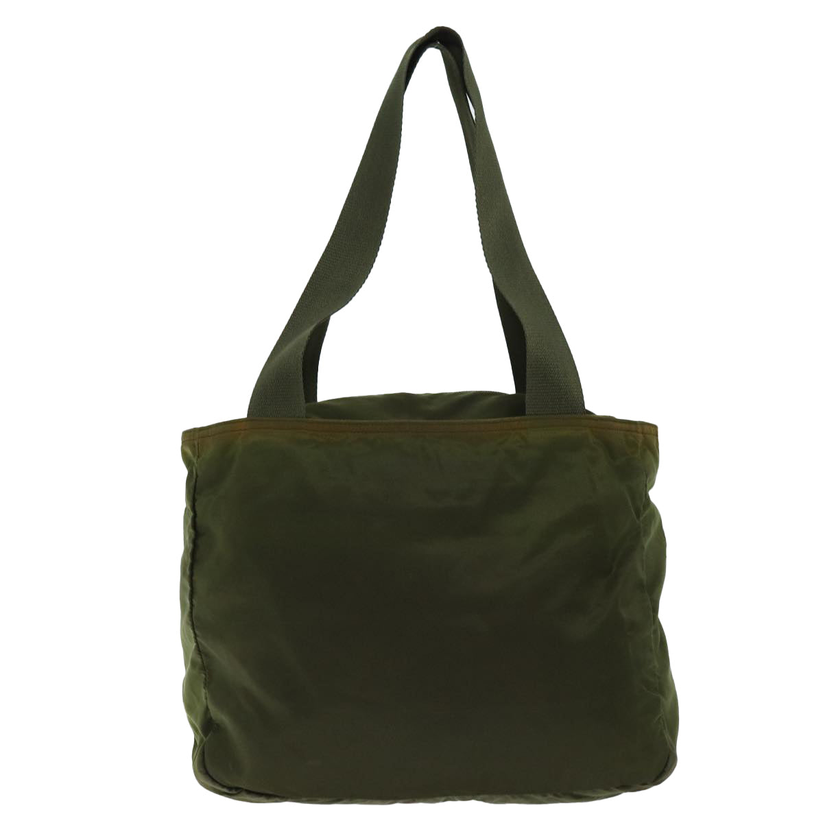 Luxury PradaTote Bag Nylon Khaki 74970
