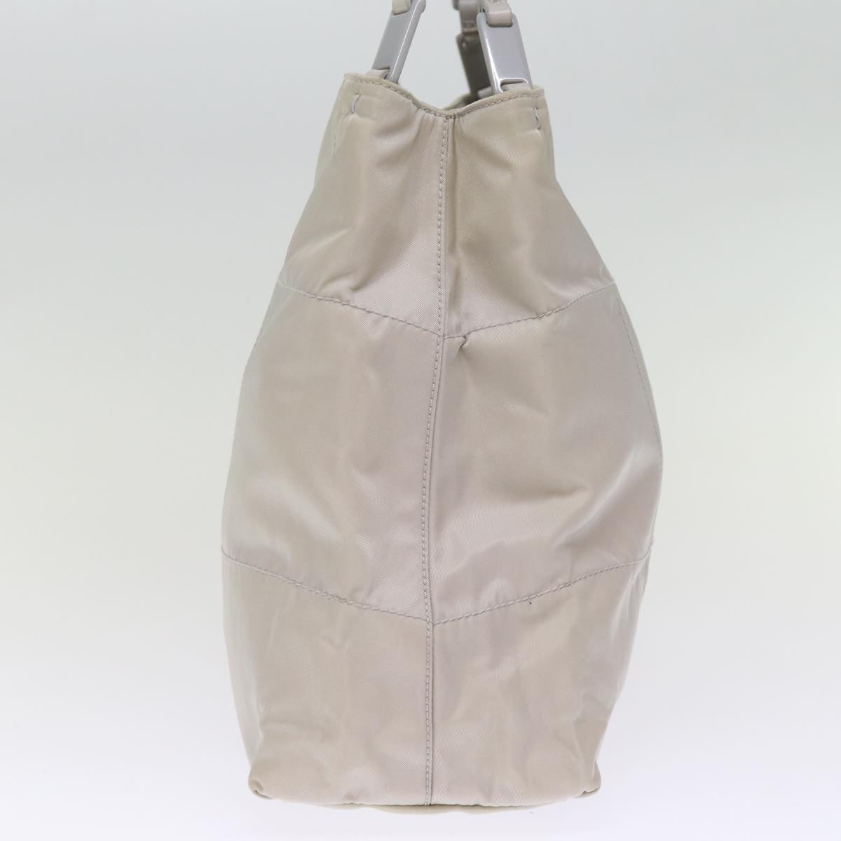 Luxury PradaChain Shoulder Bag Nylon Gray 74973