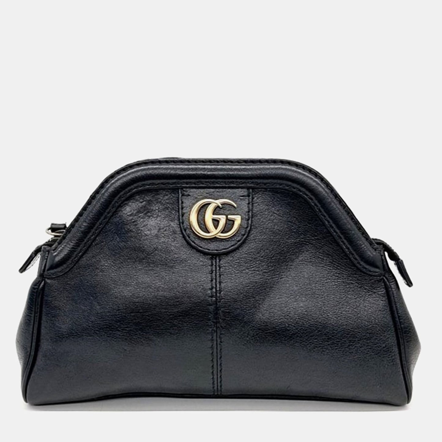 Luxury Gucci Trending 2025 Black Leather Re-Belle Small Shoulder Bag