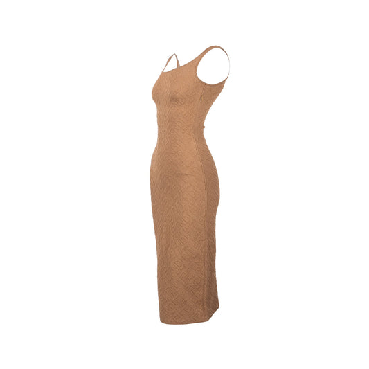 Fendi X Skims size 38 dress Viscose light brown