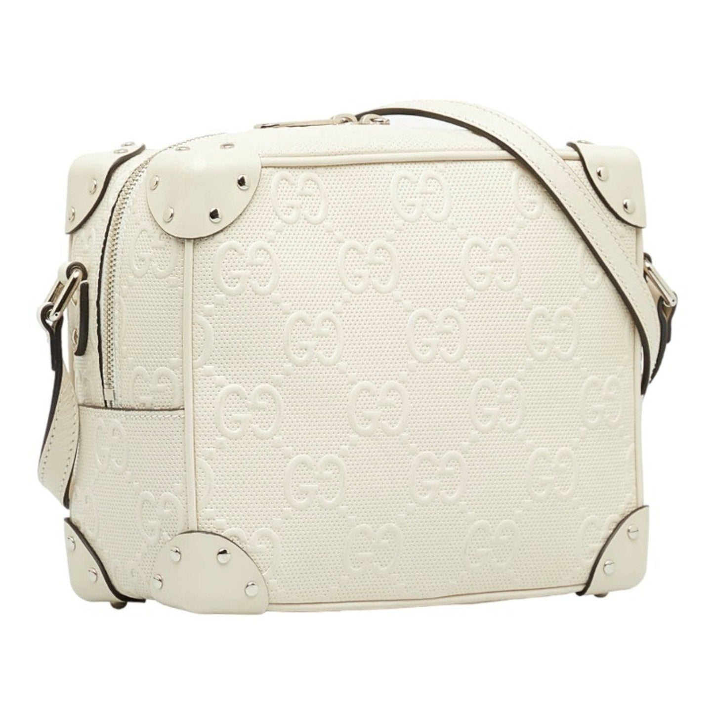 Luxury Gucci Trending 2025 Gg Canvas  Leather Shoulder Bag ()