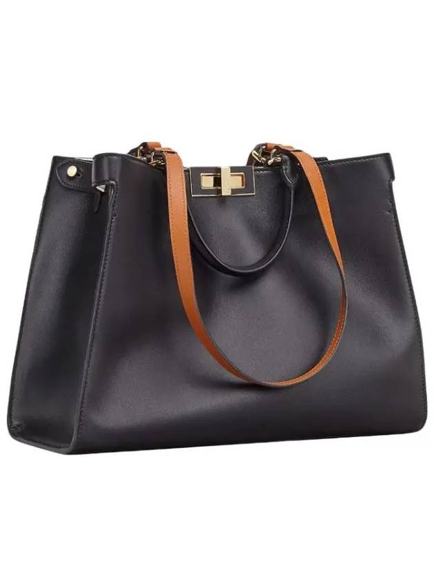Luxury Fendi Peekaboo X Small Tote Bag Black