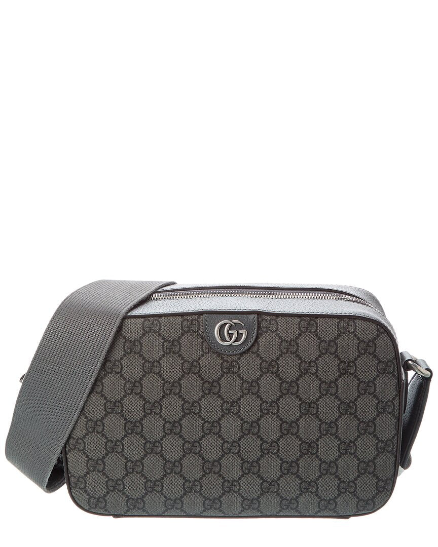 Luxury Gucci Trending 2025 Ophidia Medium GG Supreme Canvas & Leather Shoulder Bag
