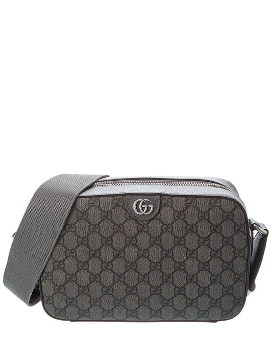 Luxury Gucci Trending 2025 Ophidia Medium GG Supreme Canvas & Leather Shoulder Bag