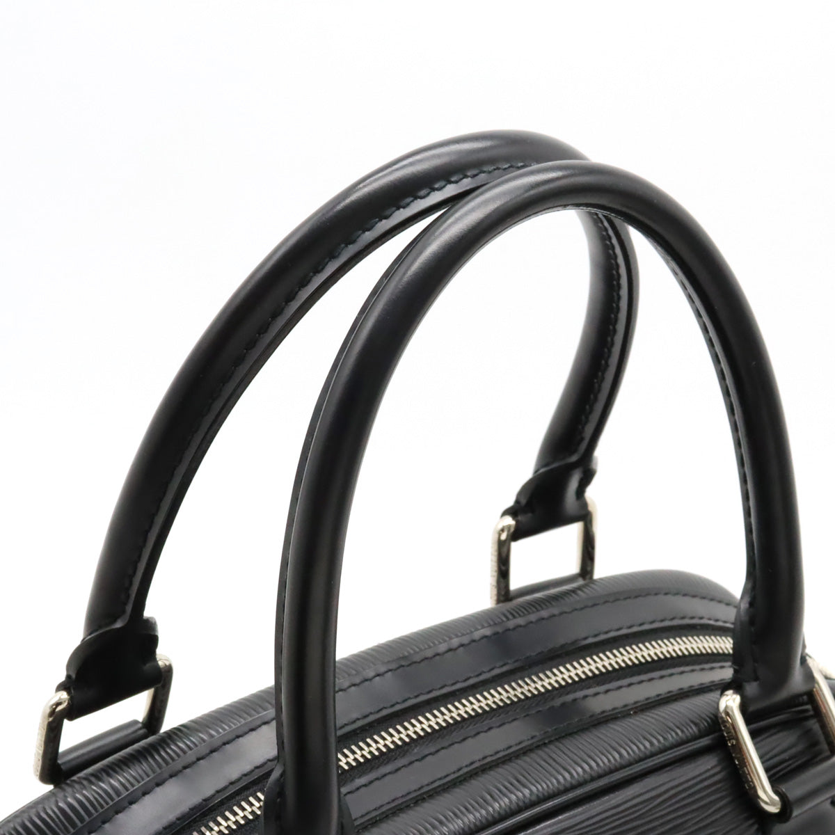 Louis Vuitton Louis Vuitton Epi Bowling Monterey PM Handbag Mini Boston Bag Black Black Black M59322