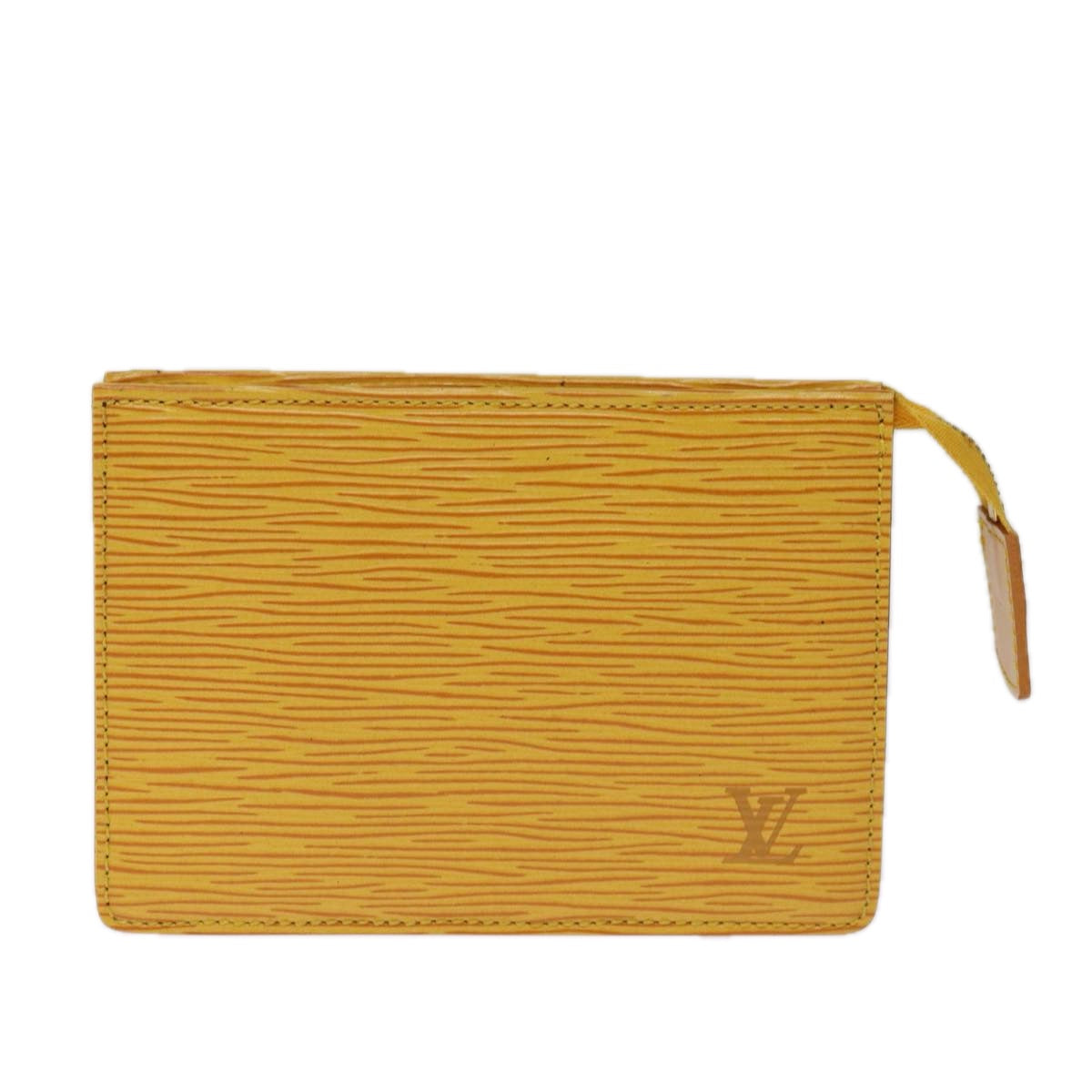 LOUIS VUITTON Epi Poche Toilette 15 Pouch Yellow LV 75004
