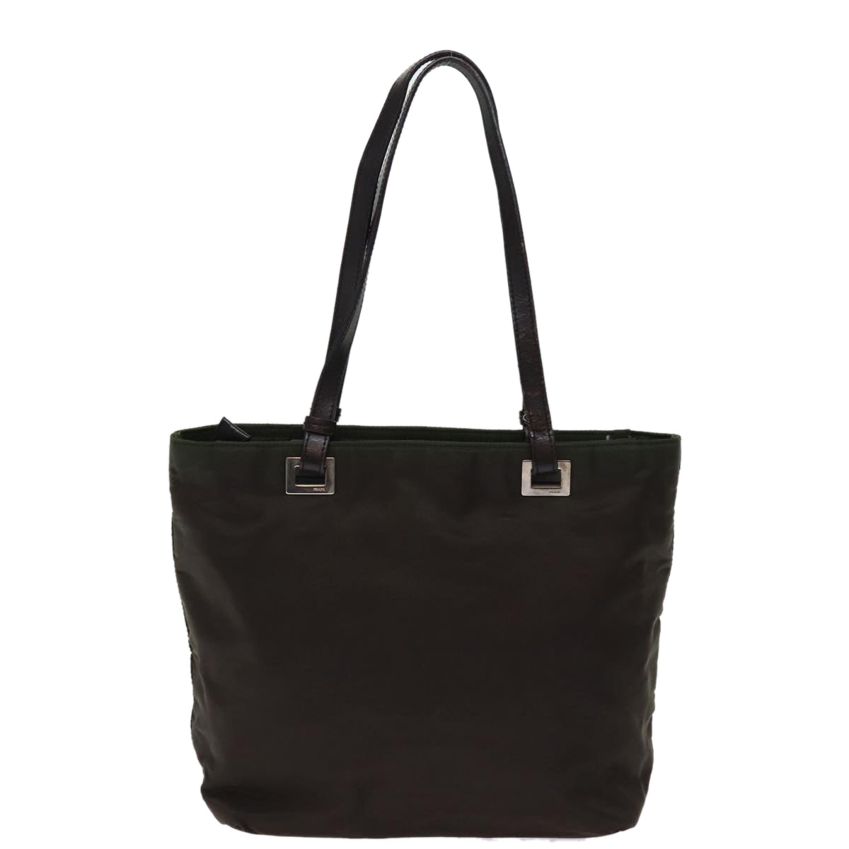 Luxury PradaTote Bag Nylon Khaki 75017
