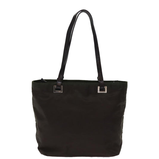 Luxury PradaTote Bag Nylon Khaki 75017