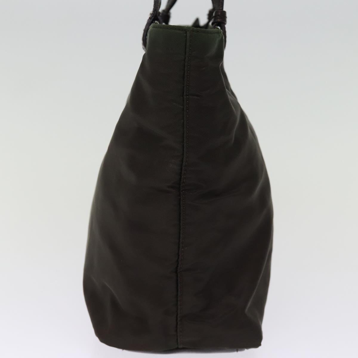 Luxury PradaTote Bag Nylon Khaki 75017