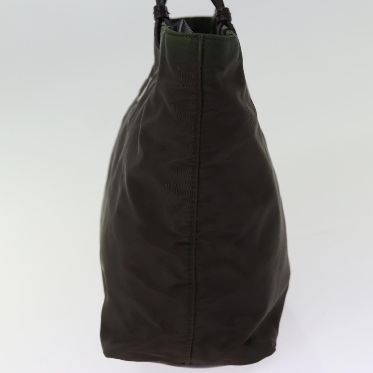 Luxury PradaTote Bag Nylon Khaki 75017