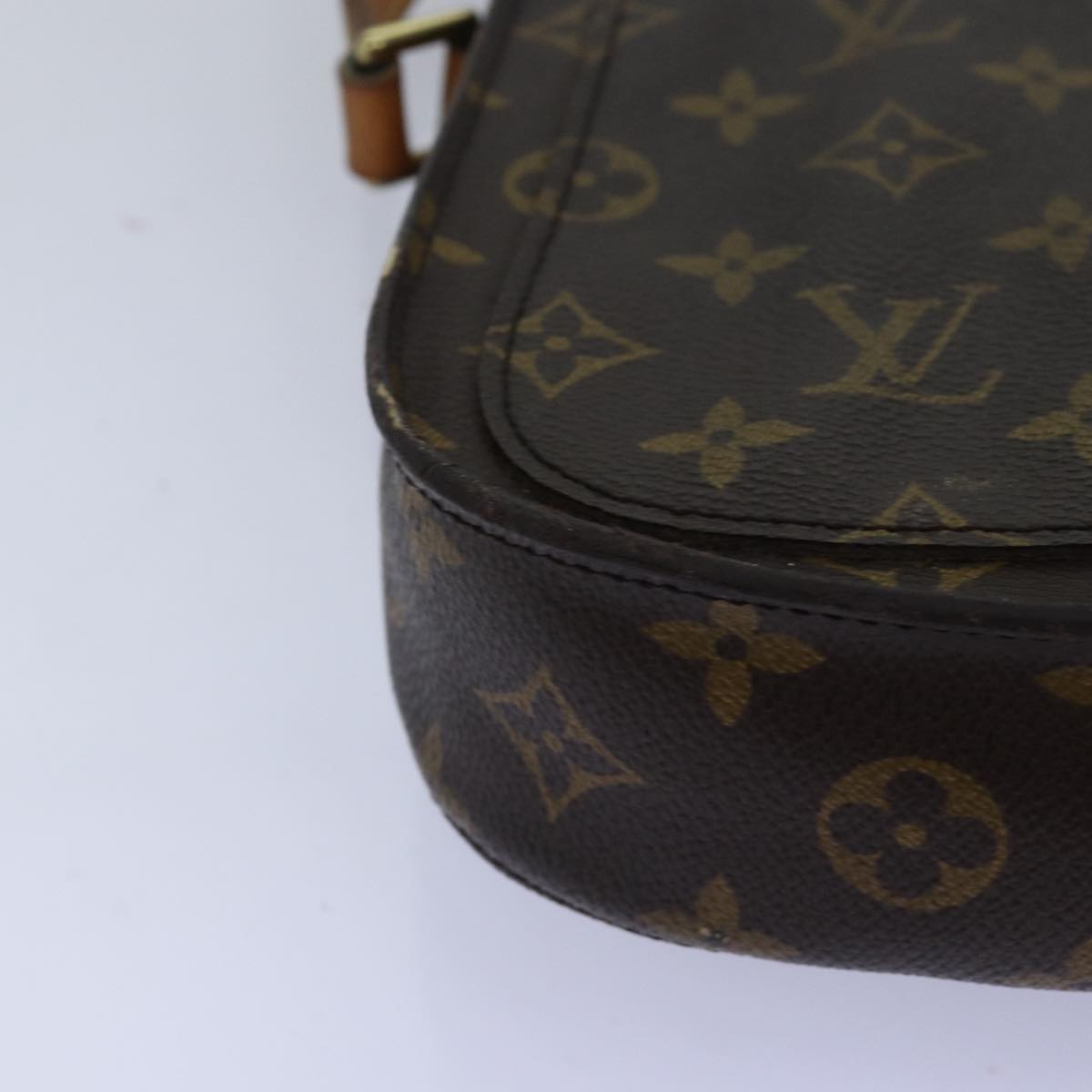 LOUIS VUITTON Monogram Saint Cloud MM Shoulder Bag M51243 LV 75029