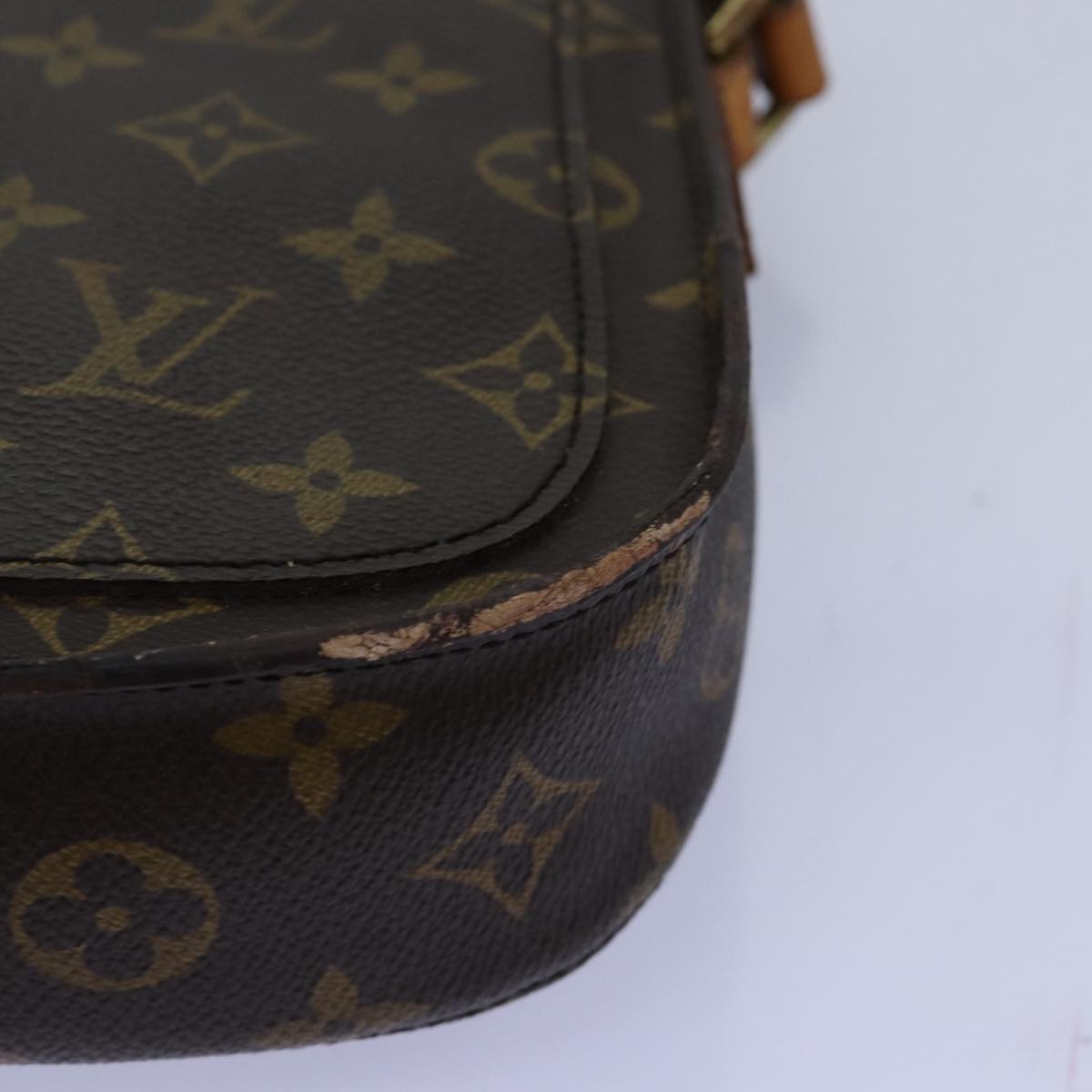 LOUIS VUITTON Monogram Saint Cloud MM Shoulder Bag M51243 LV 75029