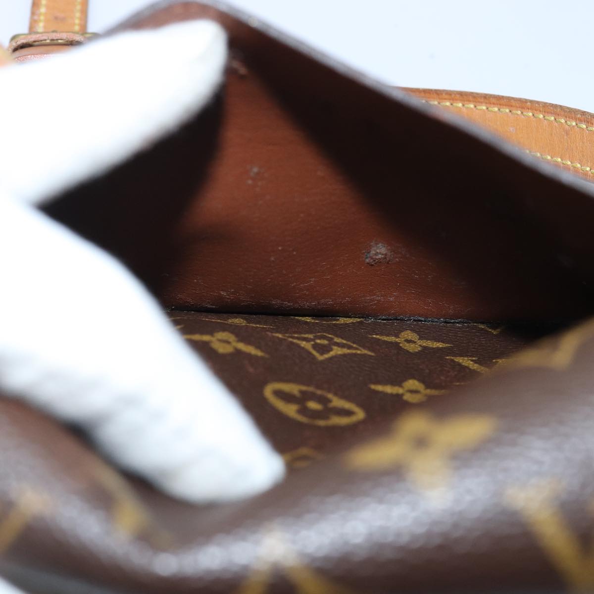 LOUIS VUITTON Monogram Saint Cloud MM Shoulder Bag M51243 LV 75029