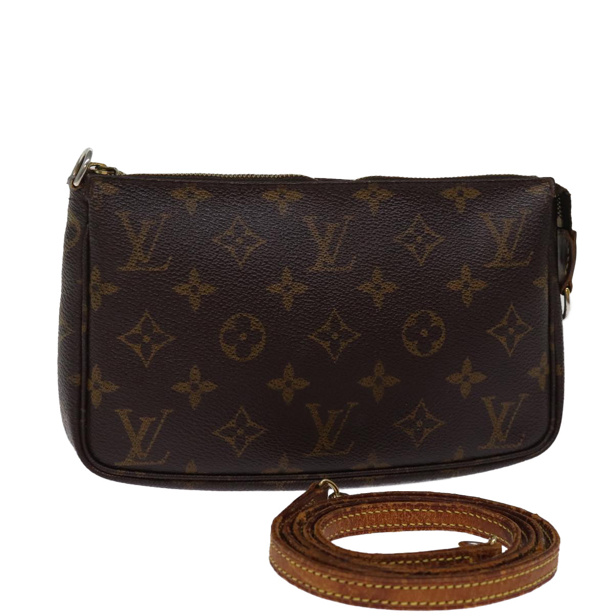 LOUIS VUITTON Monogram Pochette Accessoires Pouch M51980 LV 75035