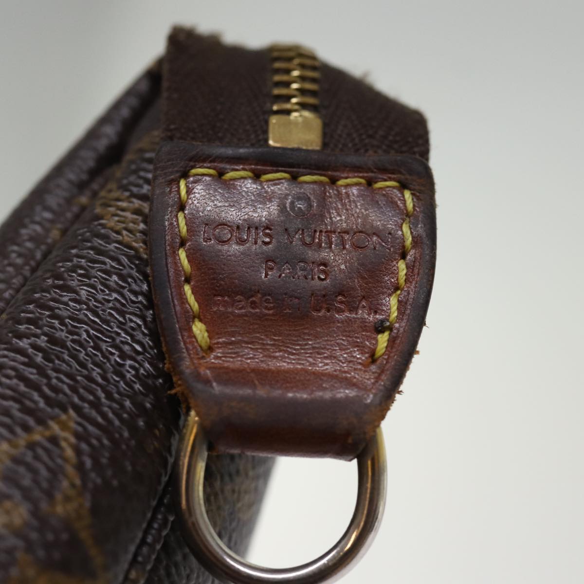 LOUIS VUITTON Monogram Pochette Accessoires Pouch M51980 LV 75035