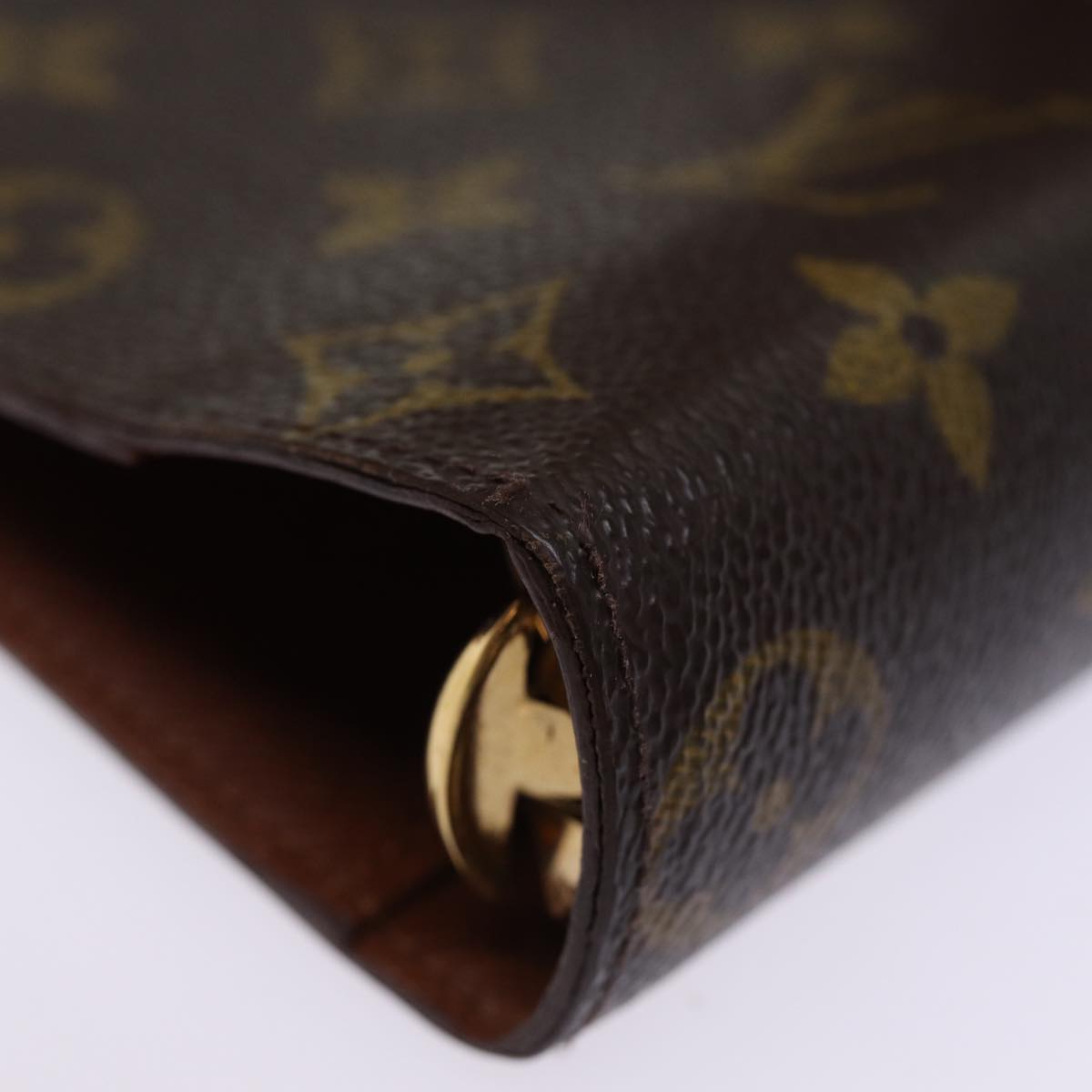 LOUIS VUITTON Monogram Agenda MM Day Planner Cover R20105 LV 75037