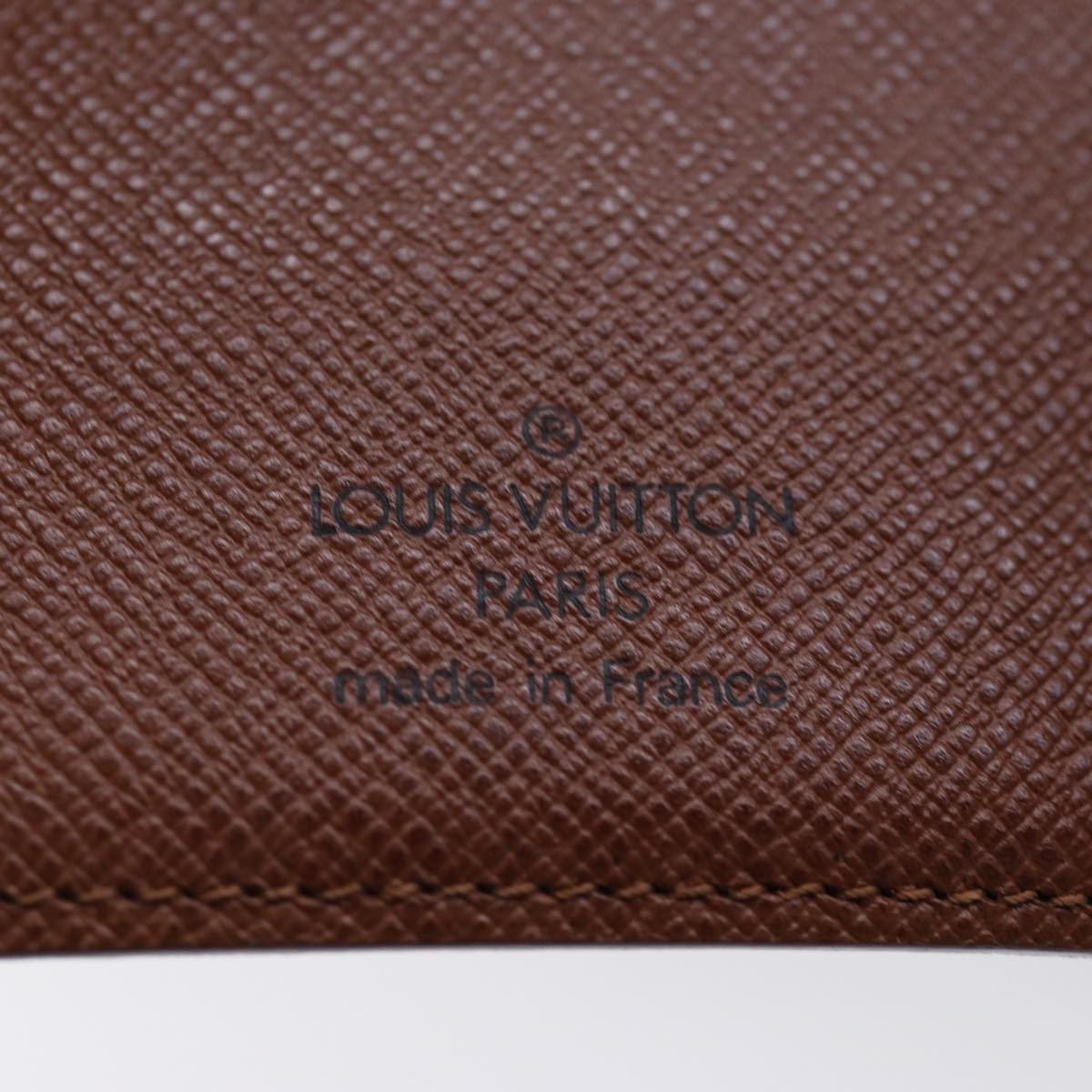 LOUIS VUITTON Monogram Agenda MM Day Planner Cover R20105 LV 75037