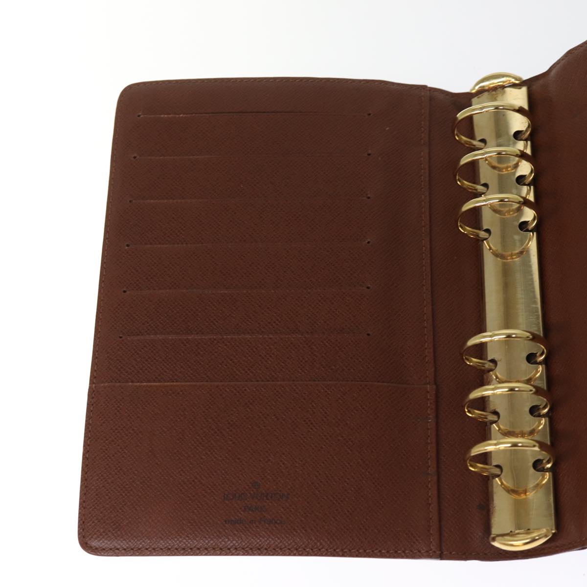 LOUIS VUITTON Monogram Agenda MM Day Planner Cover R20105 LV 75037