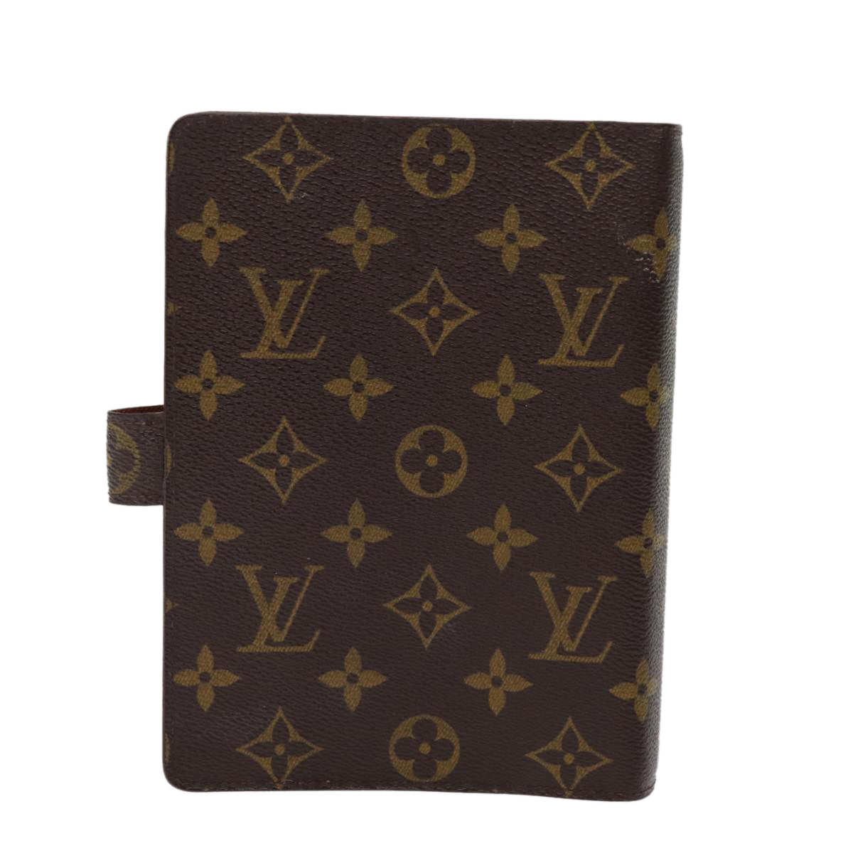 LOUIS VUITTON Monogram Agenda MM Day Planner Cover R20105 LV 75037