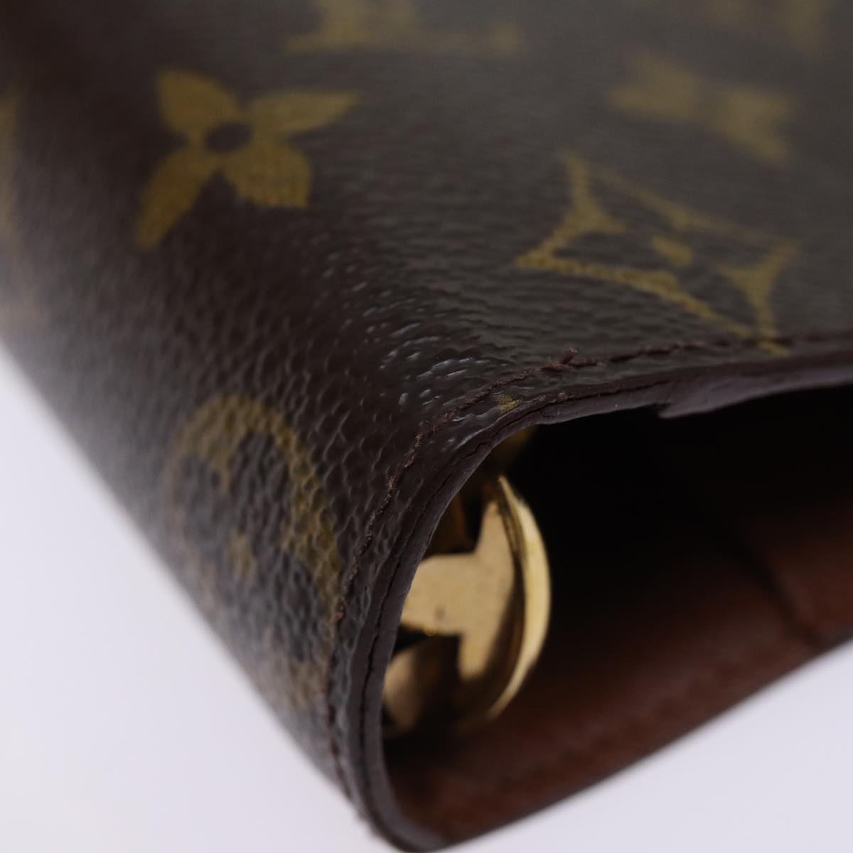 LOUIS VUITTON Monogram Agenda MM Day Planner Cover R20105 LV 75037