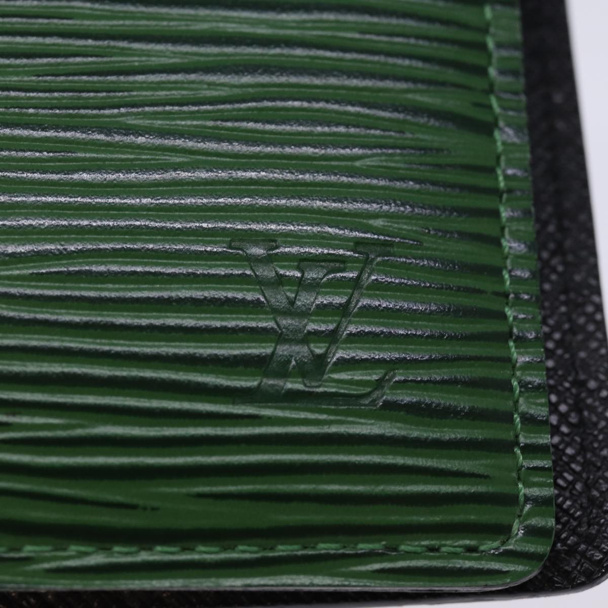 LOUIS VUITTON Epi Agenda PM Day Planner Cover Green R20054 LV 75038