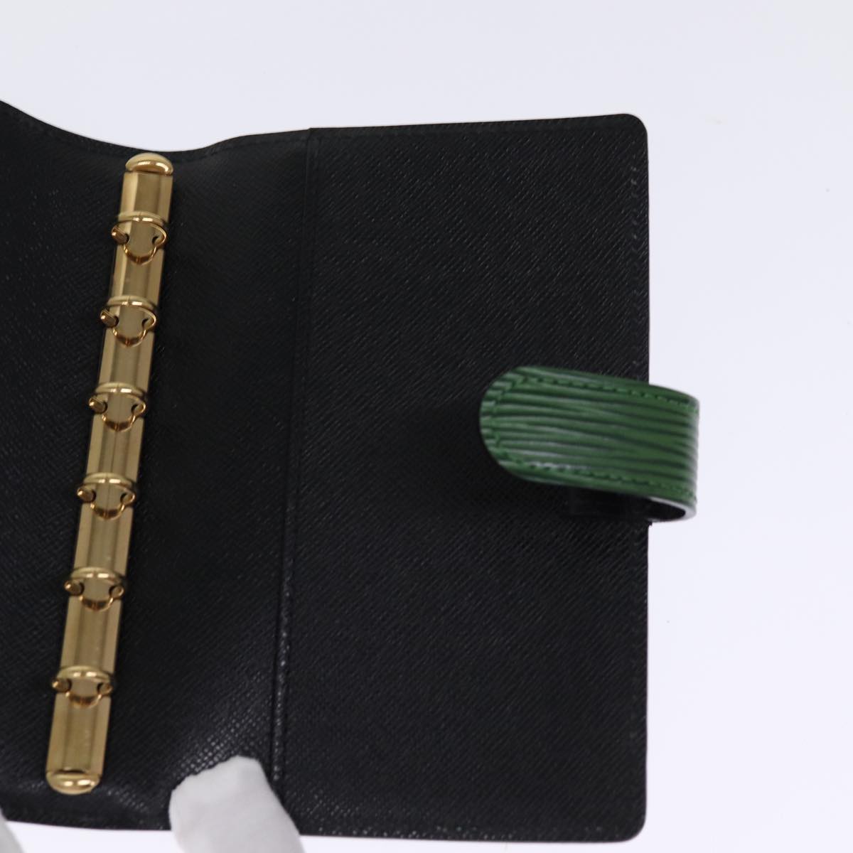 LOUIS VUITTON Epi Agenda PM Day Planner Cover Green R20054 LV 75038