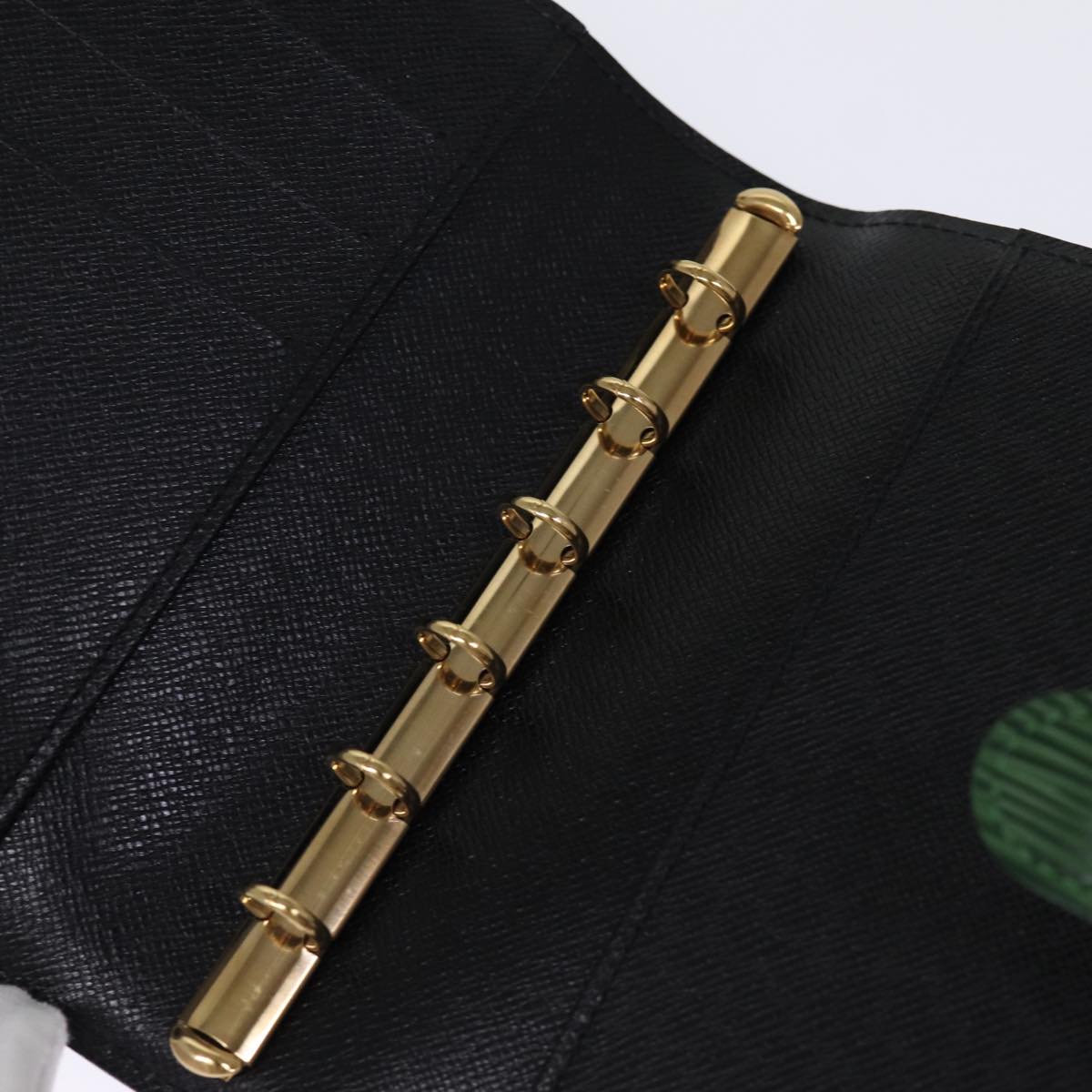 LOUIS VUITTON Epi Agenda PM Day Planner Cover Green R20054 LV 75038