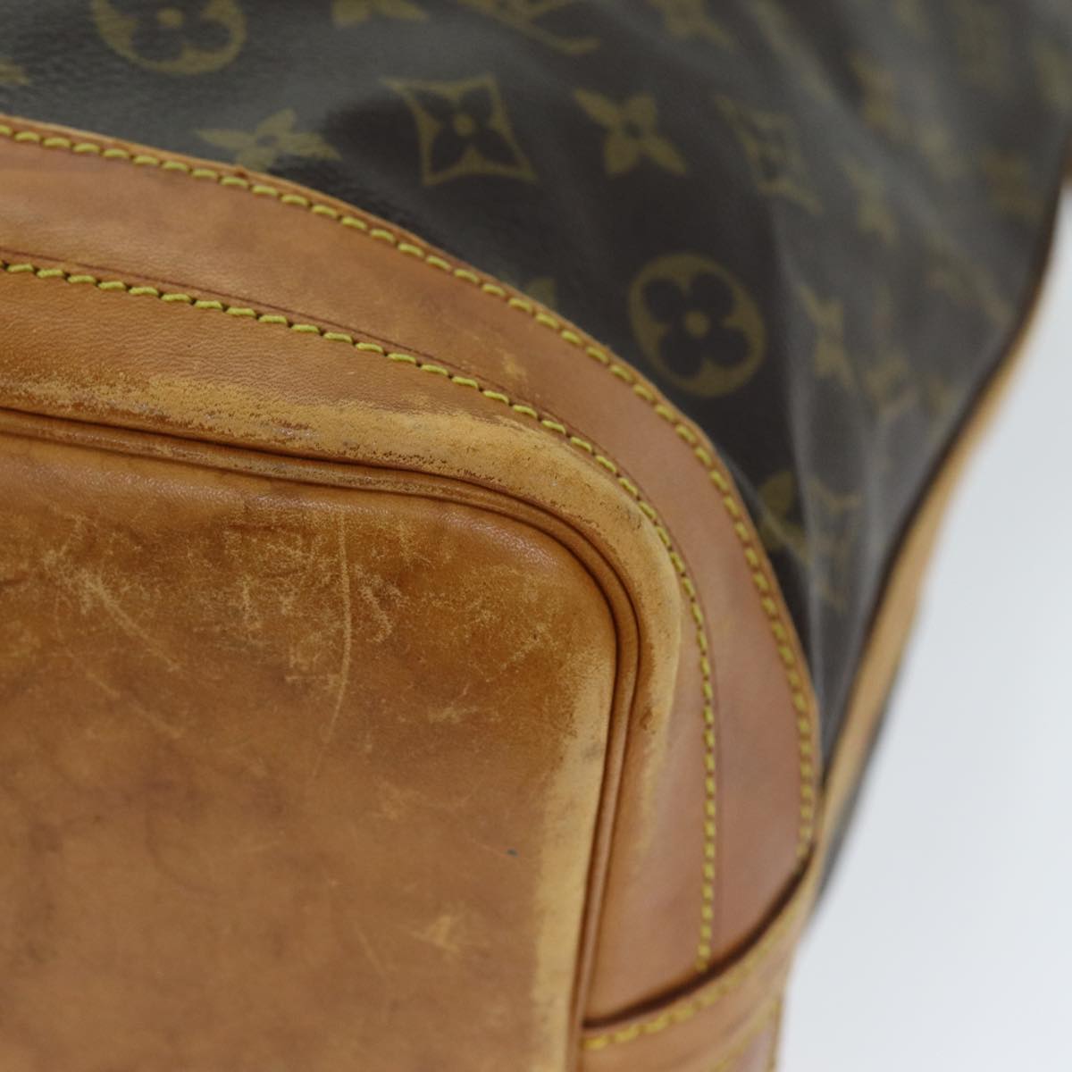 LOUIS VUITTON Monogram Noe Shoulder Bag M42224 LV 75064