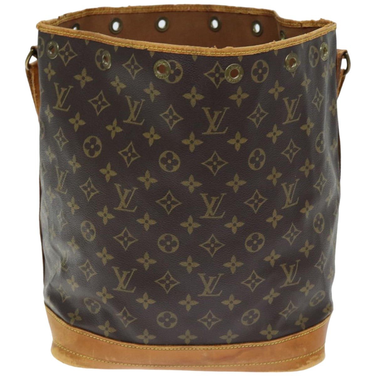 LOUIS VUITTON Monogram Noe Shoulder Bag M42224 LV 75064