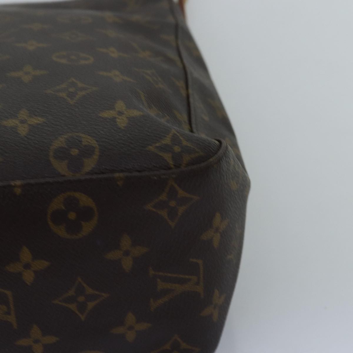 LOUIS VUITTON Monogram Looping GM Shoulder Bag M51145 LV 75066