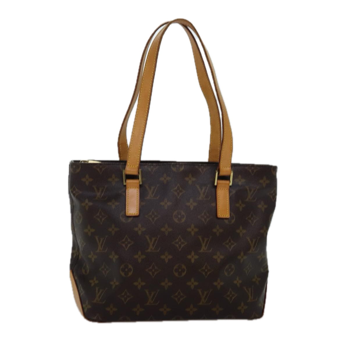 LOUIS VUITTON Monogram Cabas Piano Tote Bag M51148 LV 75068