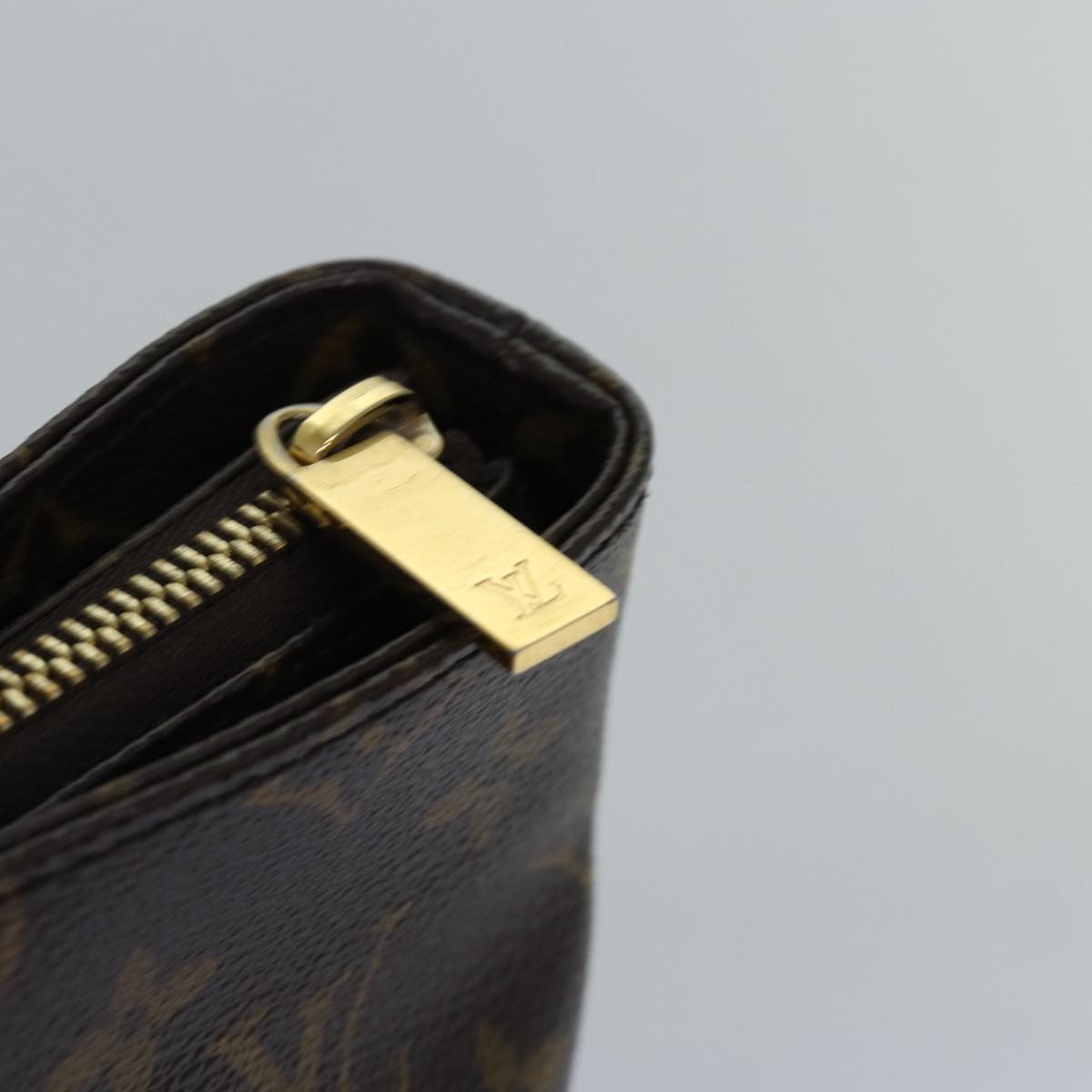 LOUIS VUITTON Monogram Cabas Piano Tote Bag M51148 LV 75068
