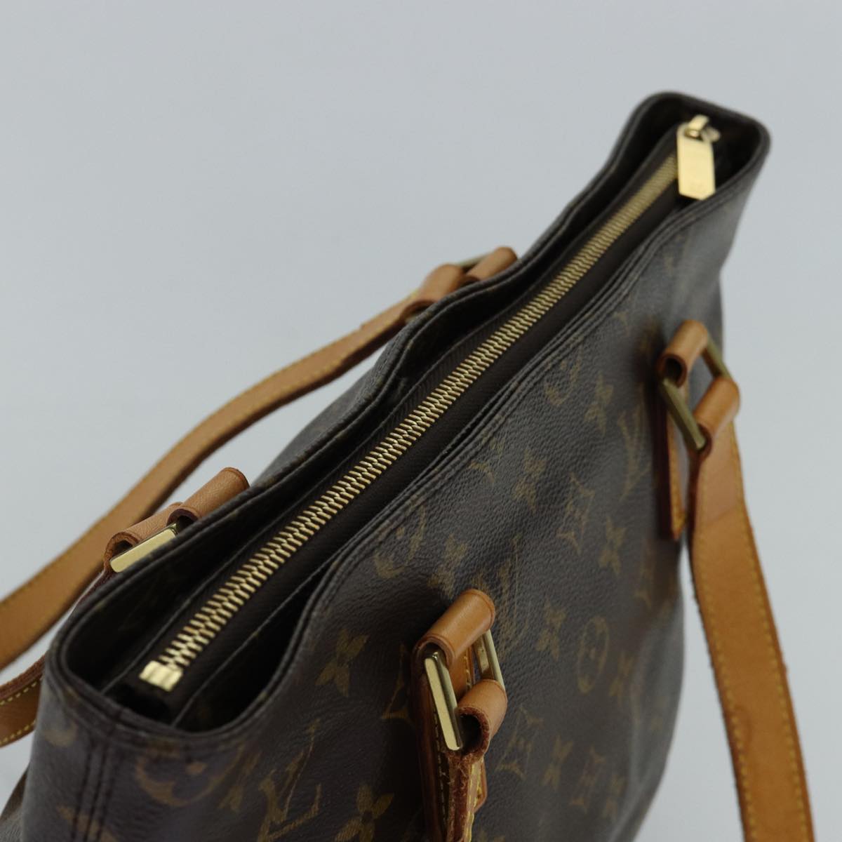 LOUIS VUITTON Monogram Cabas Piano Tote Bag M51148 LV 75068